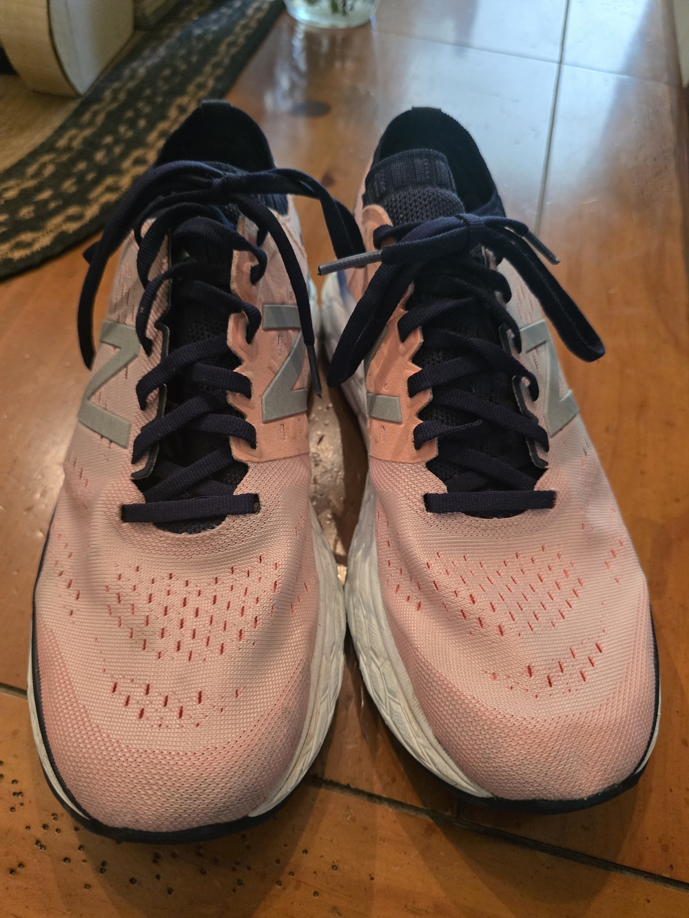 New Balance Fresh Foam Size 10 Women's Pink and Navy Running Sneakers